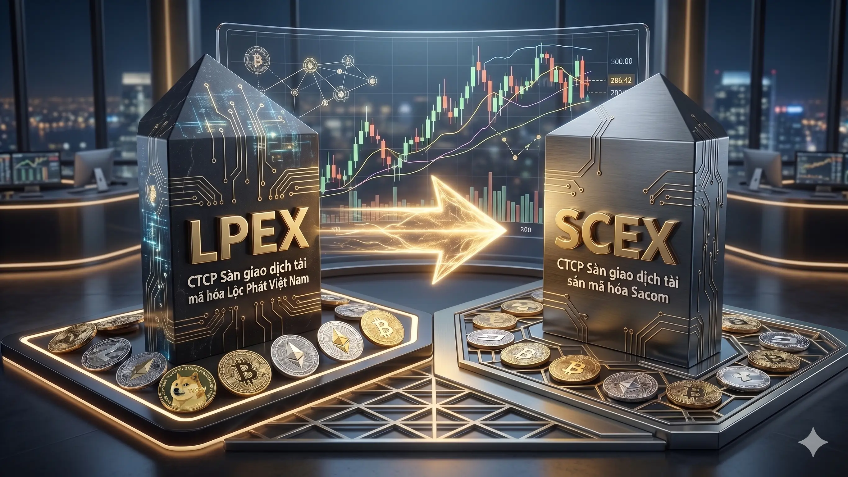 SCEX — Sàn crypto đổi tên từ LPEX: Có gì thay đổi? Phân tích toàn cảnh
